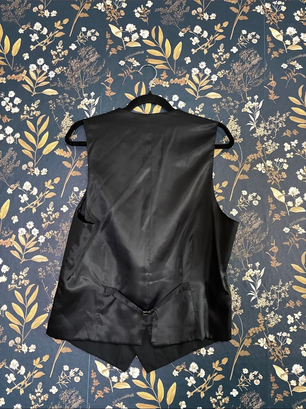 Apt. 9 Men's Black Dress Vest Tailored Five-Button Waistcoat Size M